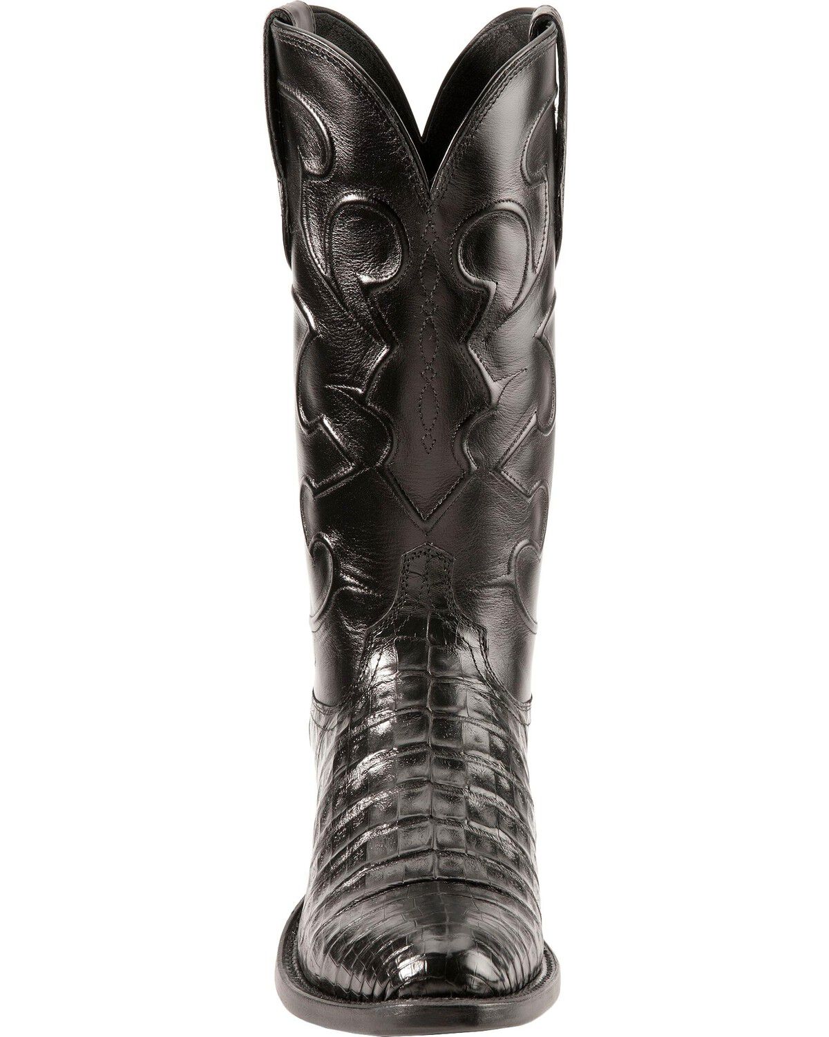 Lucchese Handmade 1883 Exotic Crocodile Belly Cowboy Boots - Round Toe