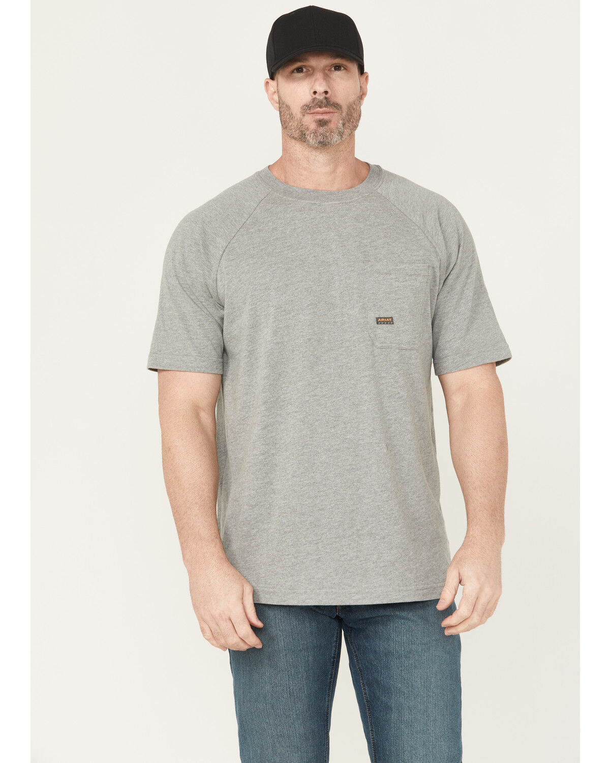 Ariat Men's Rebar Cotton Strong Workhog Short Sleeve Work T-Shirt