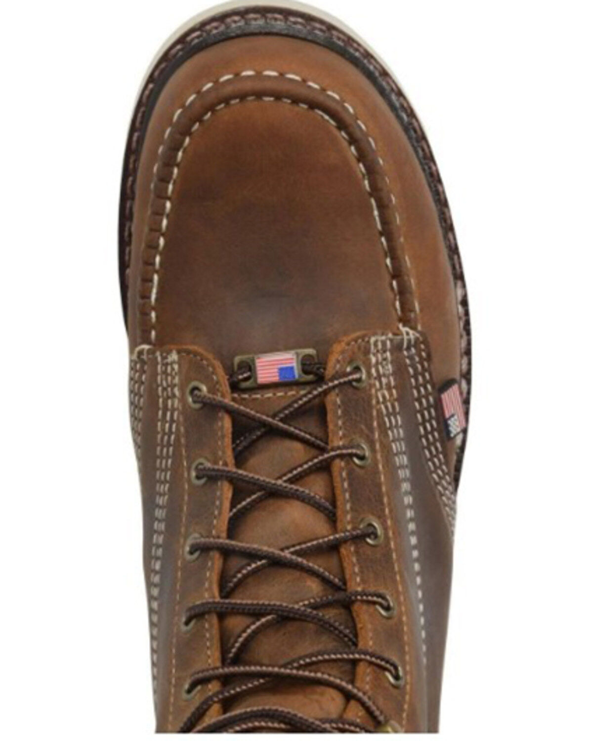 Carolina Men's 8" Lace-Up Work Boots - Moc Toe