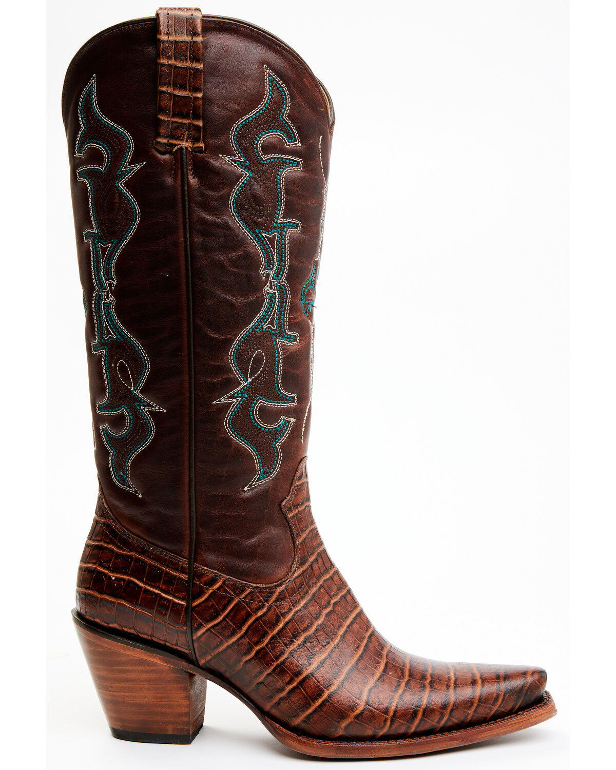 Idyllwind Women's Frisk Me Printed Leather Western Boots - Snip Toe