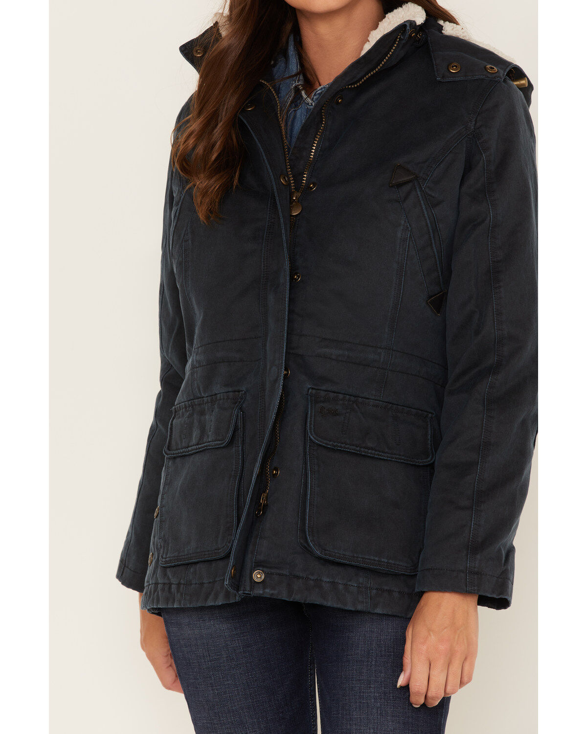 Outback Trading Co. Women's Woodbury Sherpa-Lined Hooded Jacket