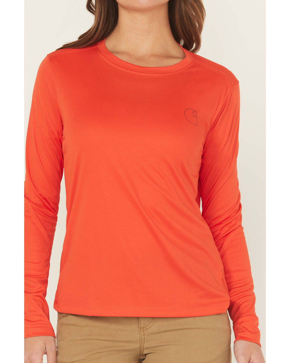 Carhartt Women's Force Sun Defender® Relaxed Fit Lightweight Long Sleeve Graphic Work Tee