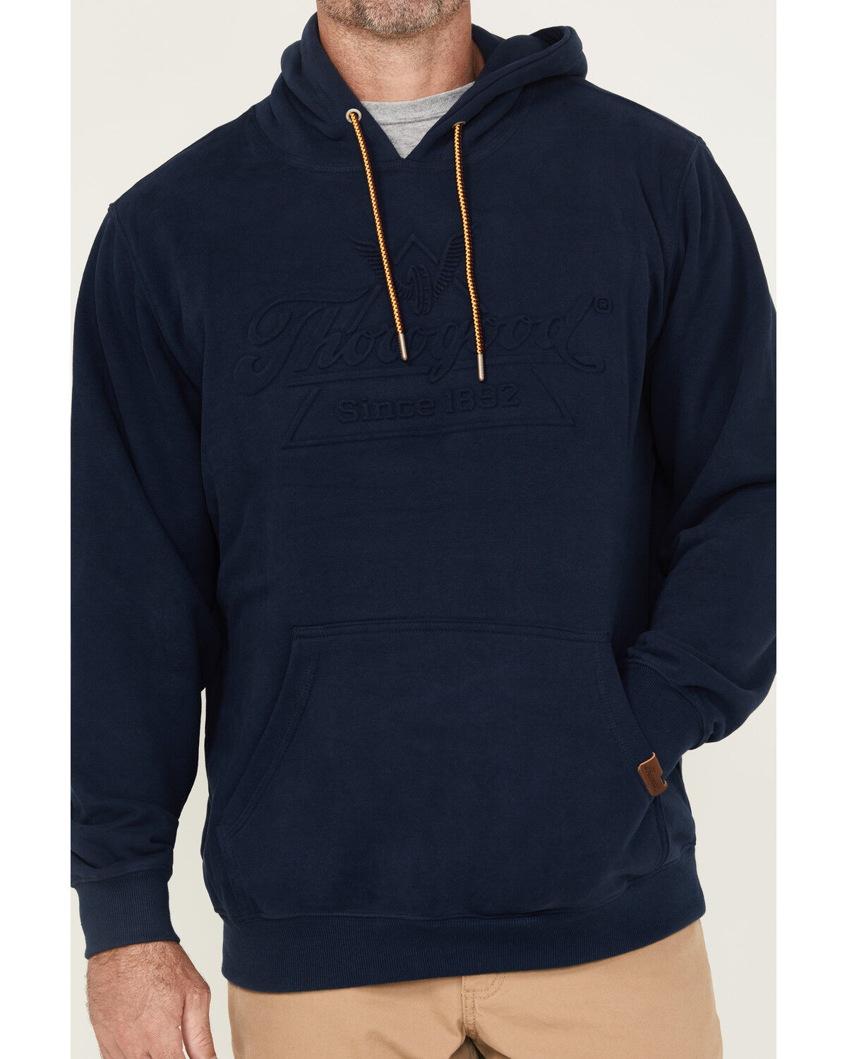Thorogood Men's Heavyweight Brushed Embossed Logo Hooded Sweatshirt
