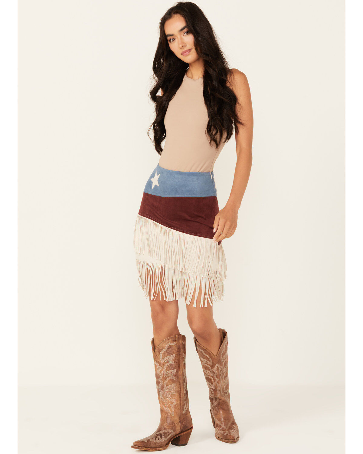 Vocal Women's Star Fringe Skirt