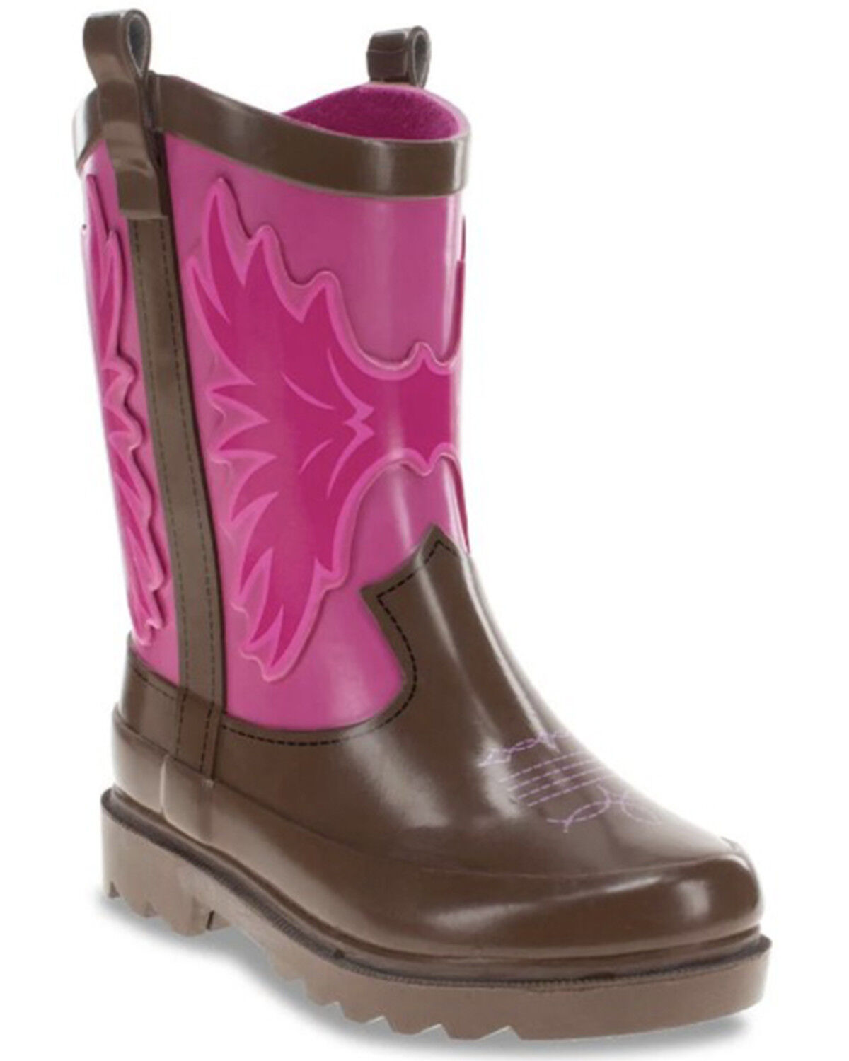 Western Chief Girls' Western Cowgirl Rain Boots - Round Toe
