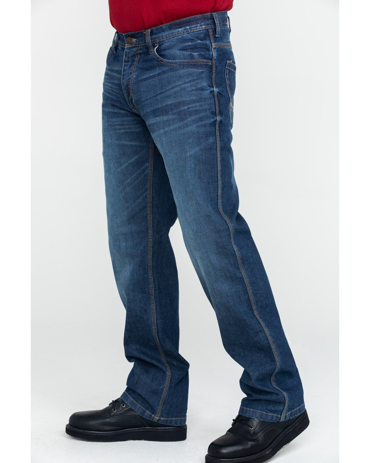Wolverine Men's FR Dark Stretch Work Jeans