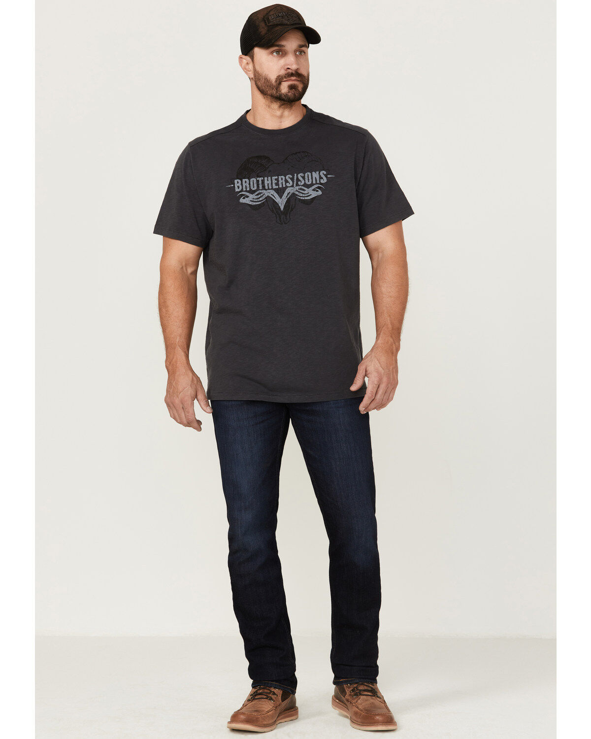 Brothers and Sons Men's Badlands Ram Graphic T-Shirt