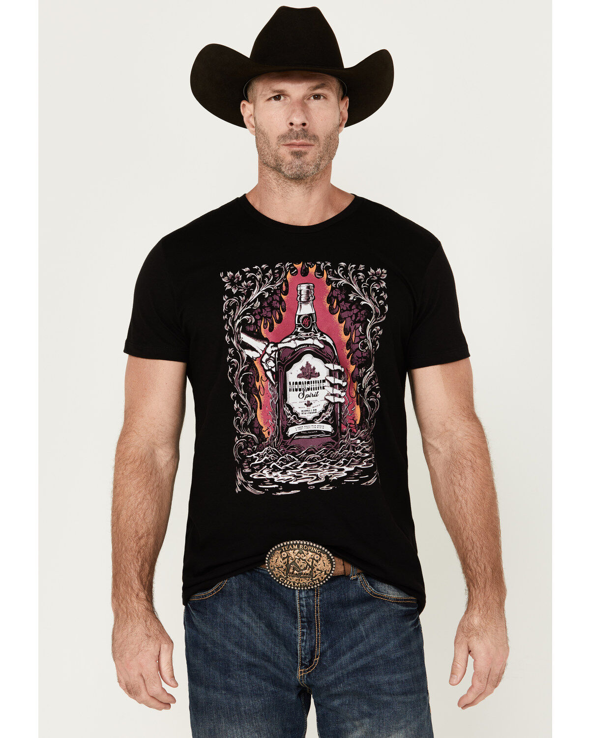 Moonshine Spirit Men's Distilled Short Sleeve Graphic T-Shirt