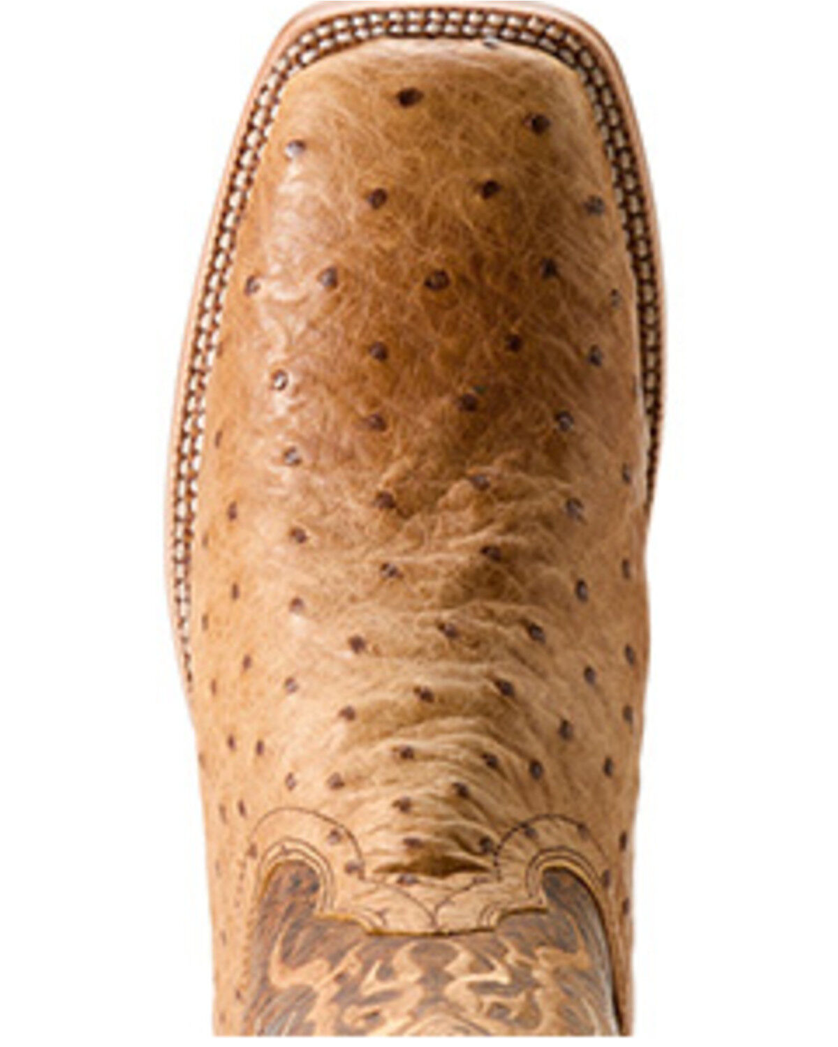 Ariat Men's Exotic Full Quill Ostrich Rio Western Boots - Broad Square Toe