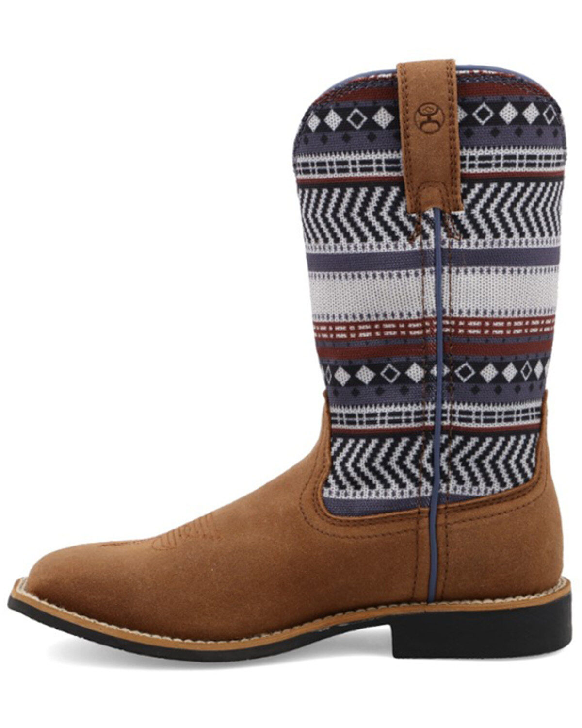 Hooey Twisted X Kids' Serape Stripe Western Boot - Square Toe