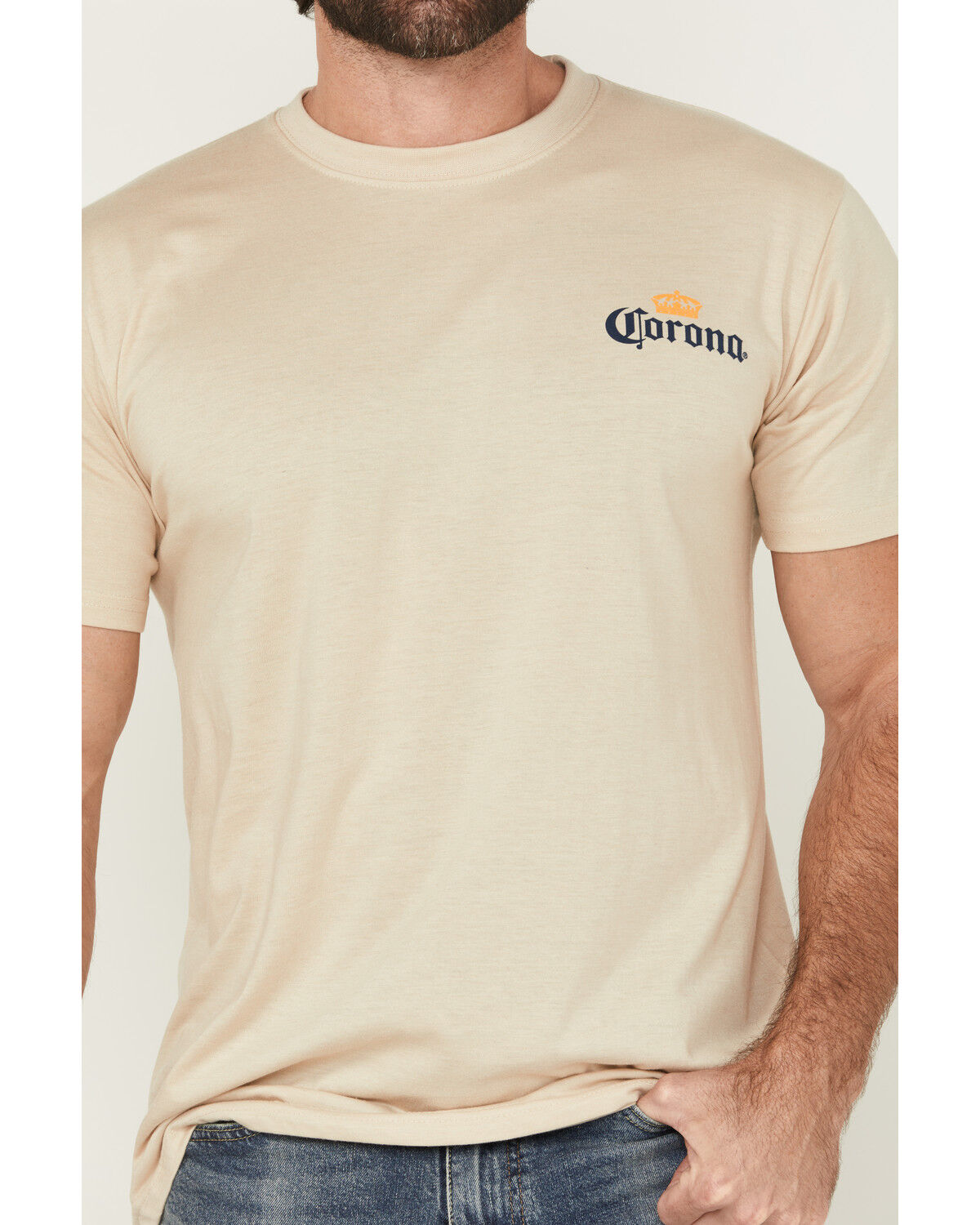 Changes Men's Corona La Vida Mas Fina Short Sleeve Graphic T-Shirt