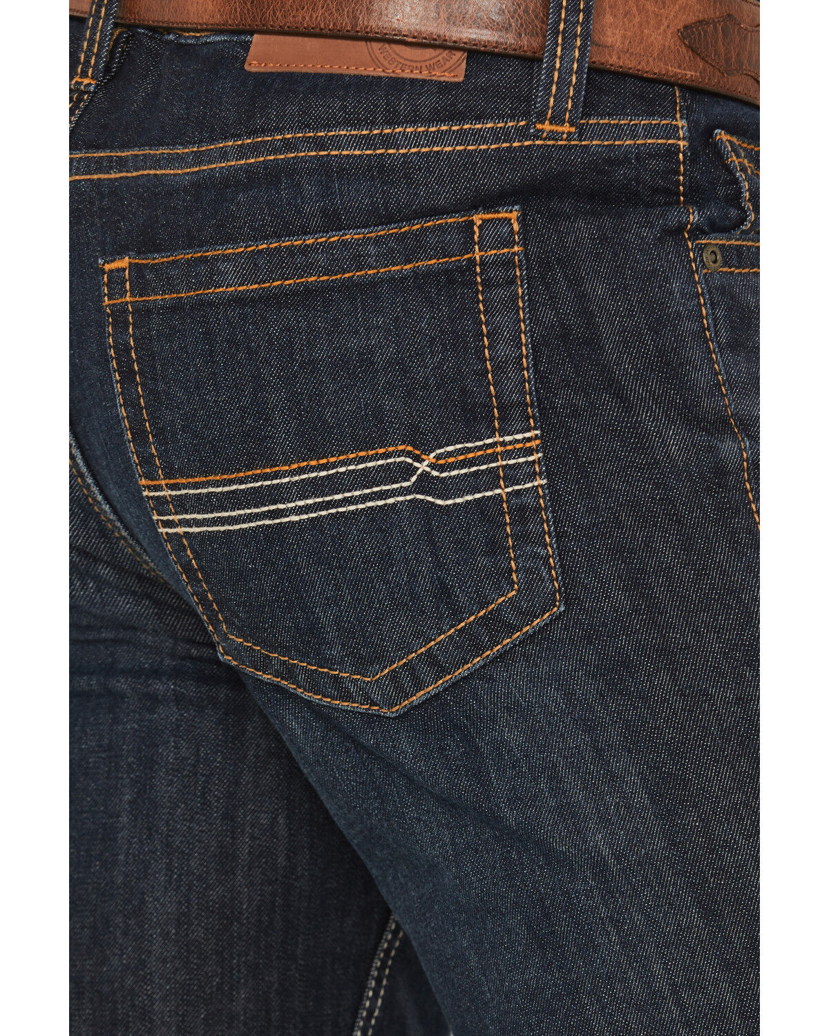 Cody James Men's Dark Wash Relaxed Bootcut Stretch Denim Jeans