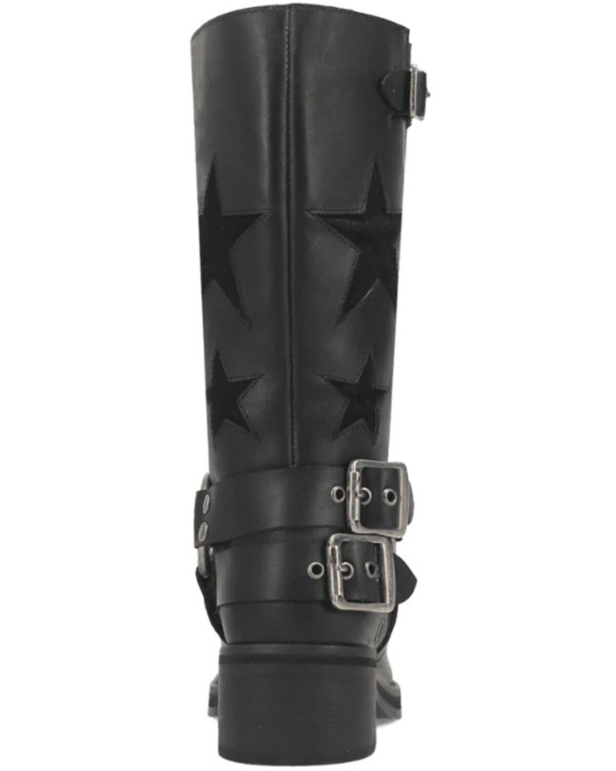 Dingo Women's Blacklist Star Inlay Harness Boots - Round Toe