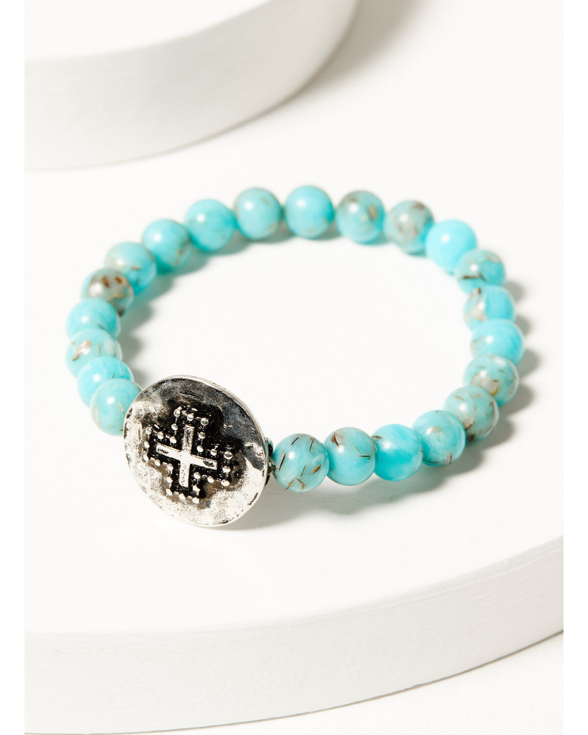 Shyanne Women's Southwestern Antique Cross Bracelet Set