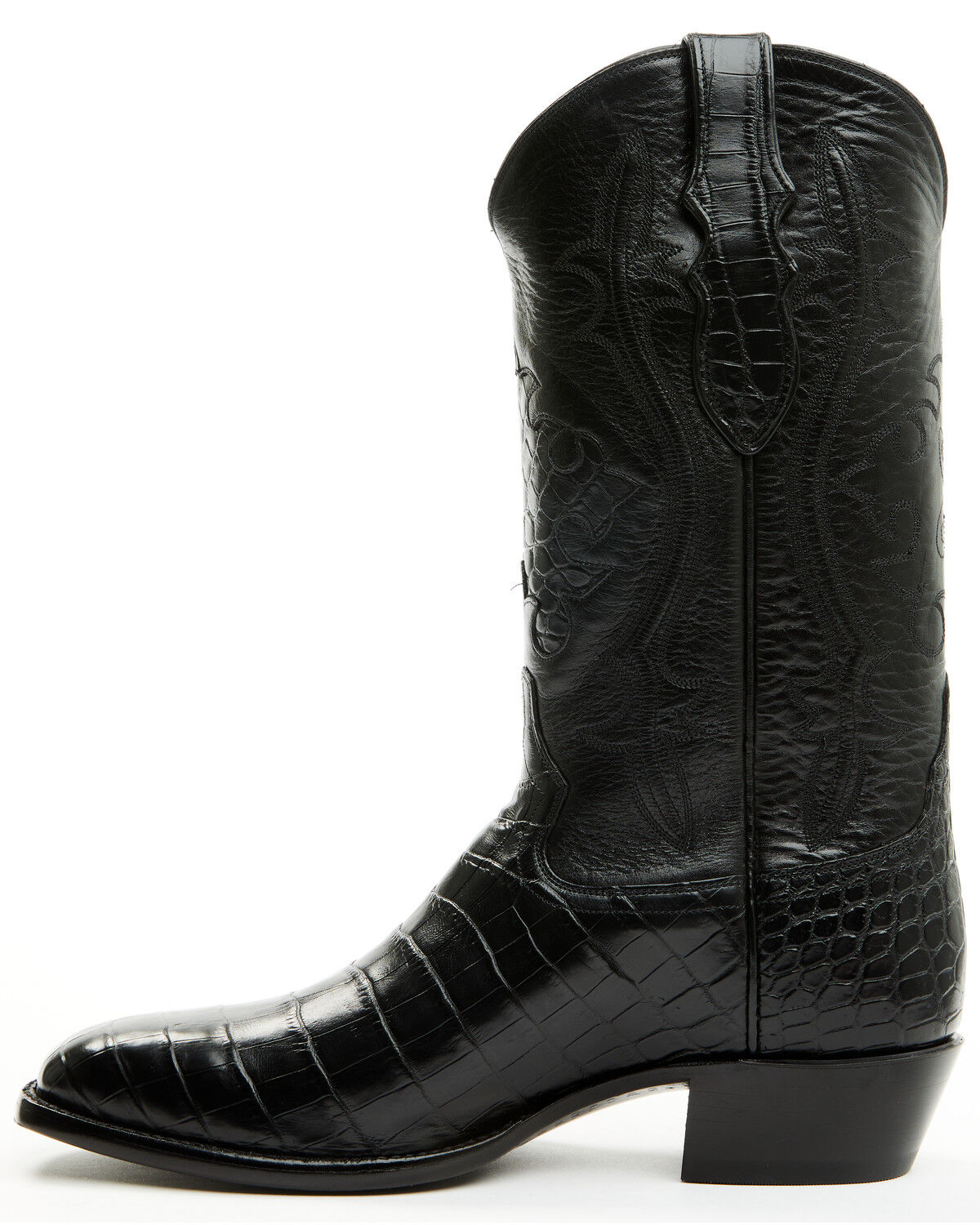 Tony Lama Men's Nile Lightwood Exotic Caiman Western Boots - Square Toe