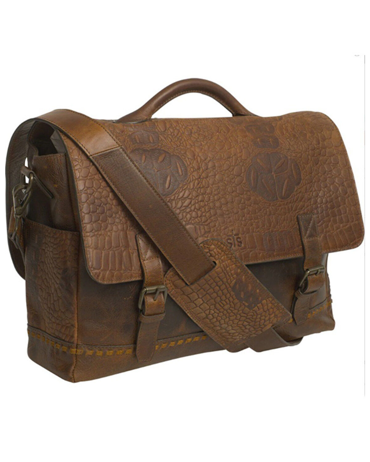 STS Ranchwear by Carroll Men's Croc Messenger