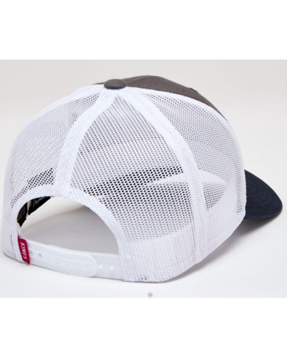 Kimes Ranch Men's American Flag Logo Patch Mesh Back Trucker Cap