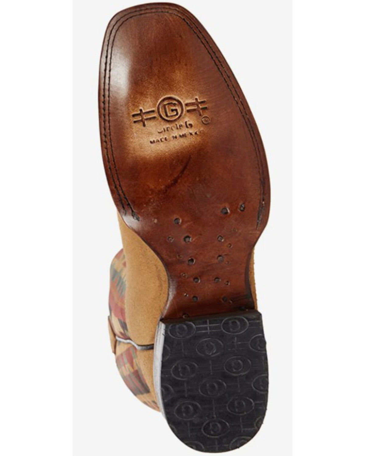 Circle G Women's Straw Embroidery Western Boots - Square Toe