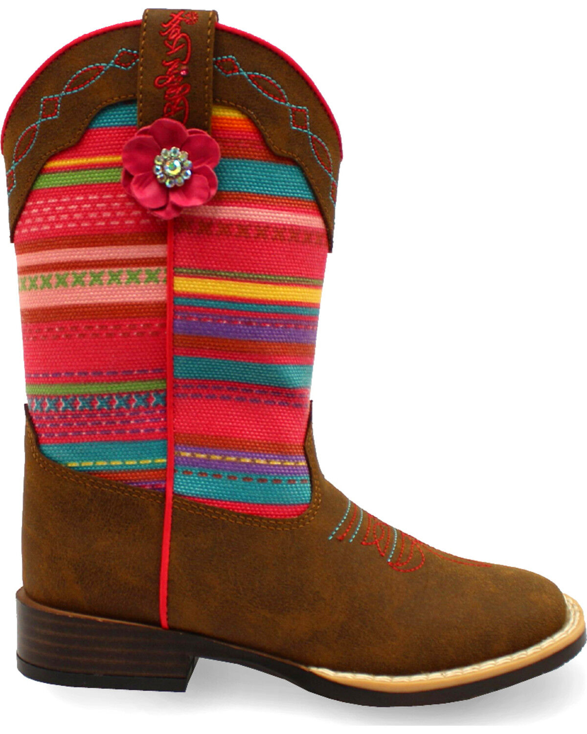 Blazin Roxx Girls' Camilla Serepa Boots - Square Toe