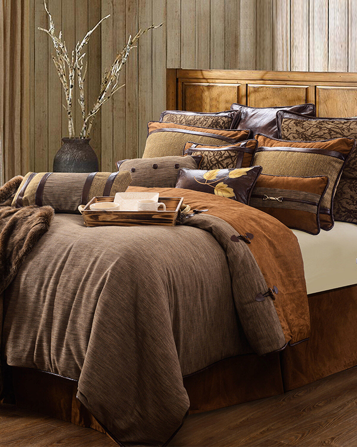 HiEnd Accents Highland Lodge Twin Comforter - 5 Piece