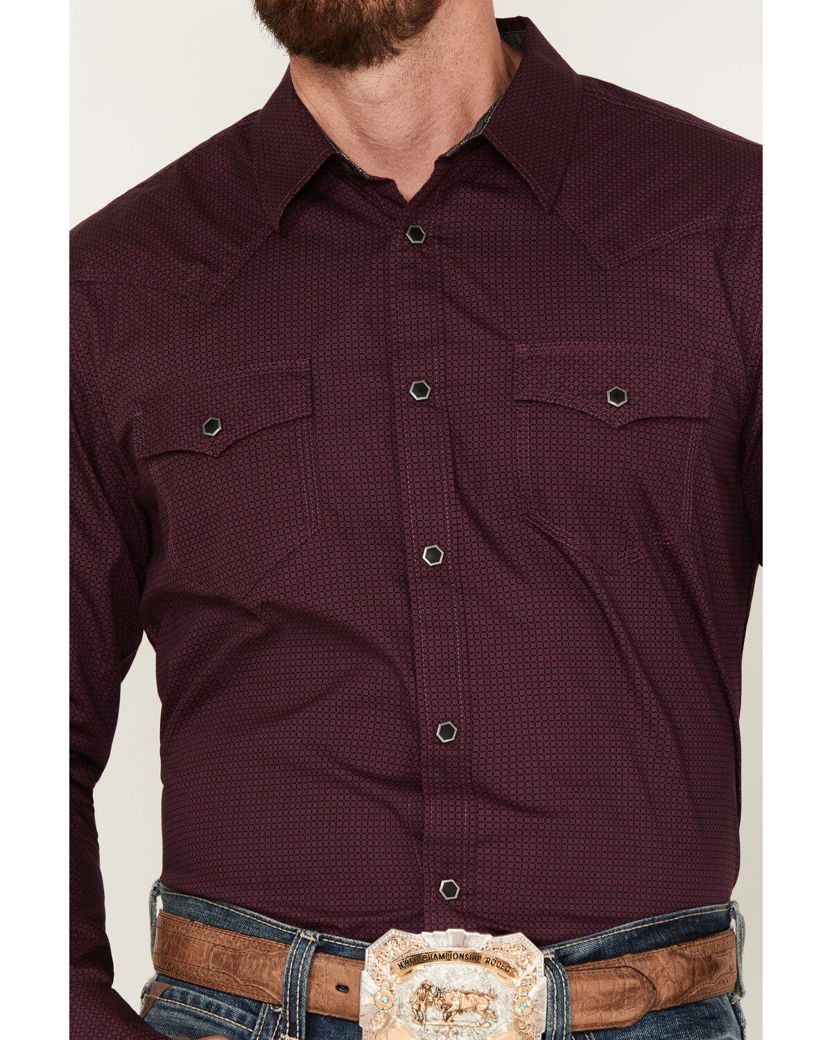 Moonshine Spirit Men's Comet Long Sleeve Snap Western Shirt