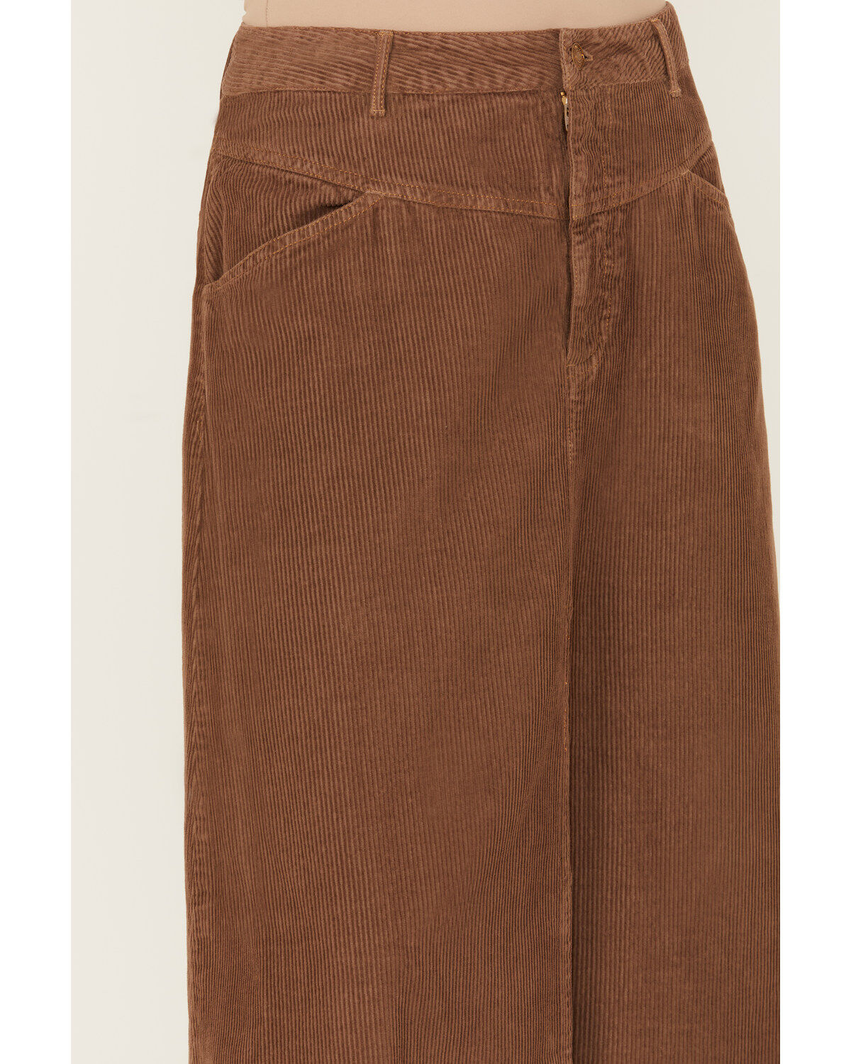 Free People Women's Come As You Are Corduroy Maxi Skirt
