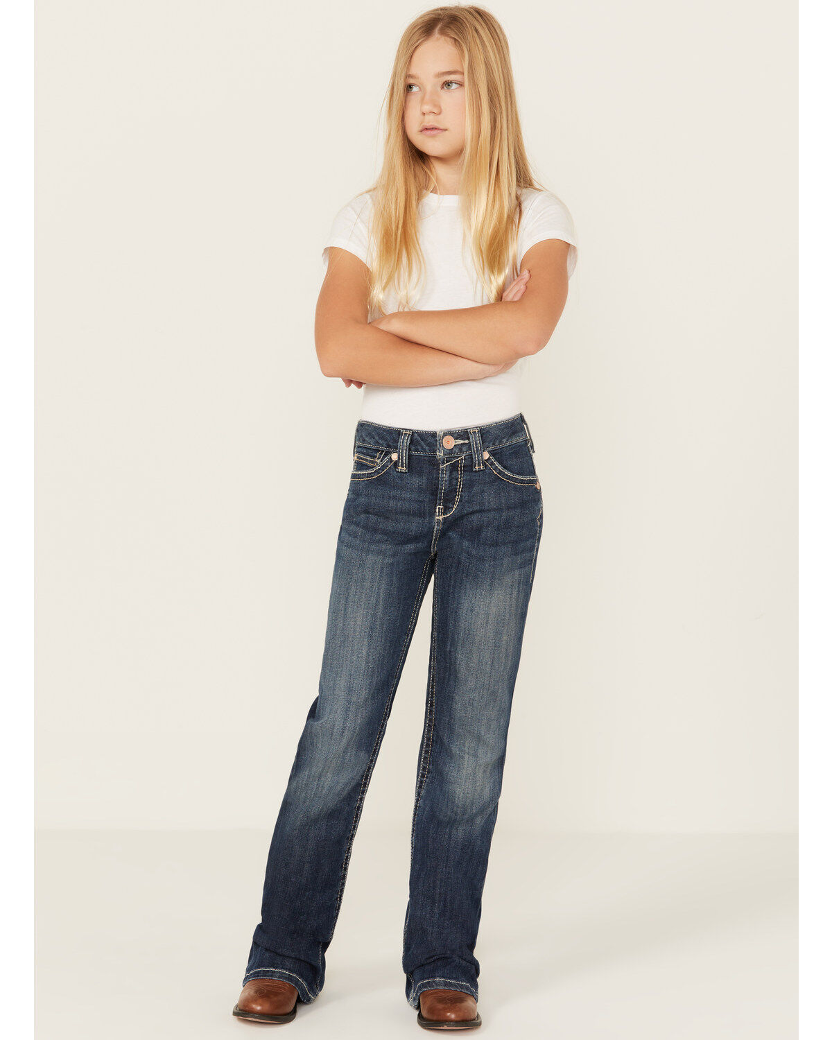 Ariat Girls' R.E.A.L. Everlee Bootcut Jeans