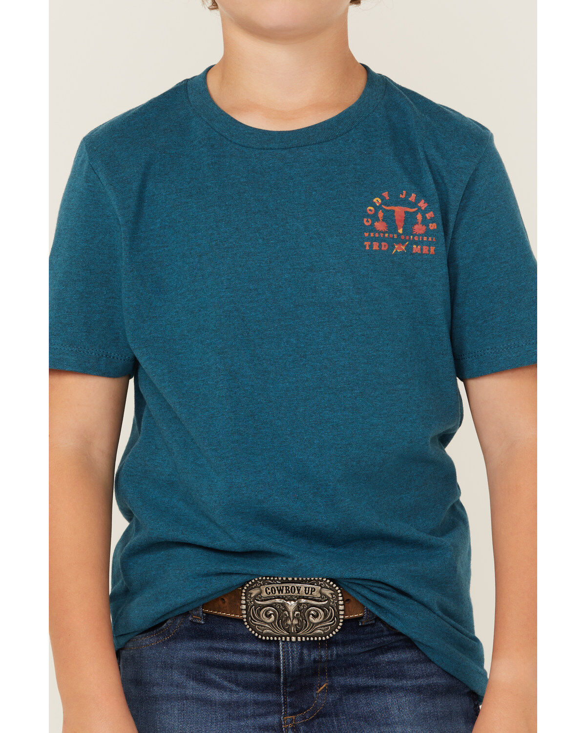 Cody James Boys' Barbed Cowboy Short Sleeve Graphic T-Shirt