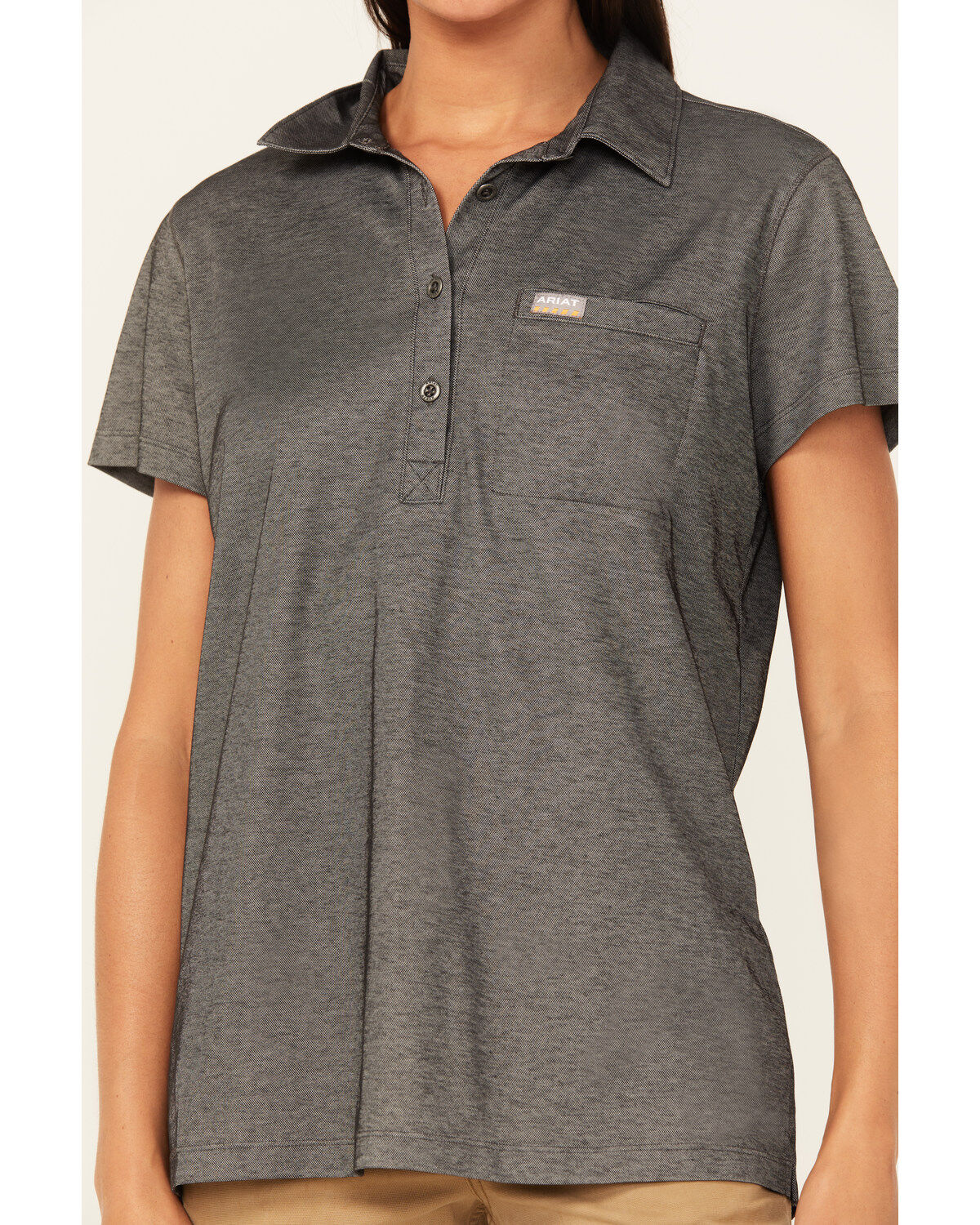Ariat Women's Rebar Foreman Short Sleeve Polo Shirt