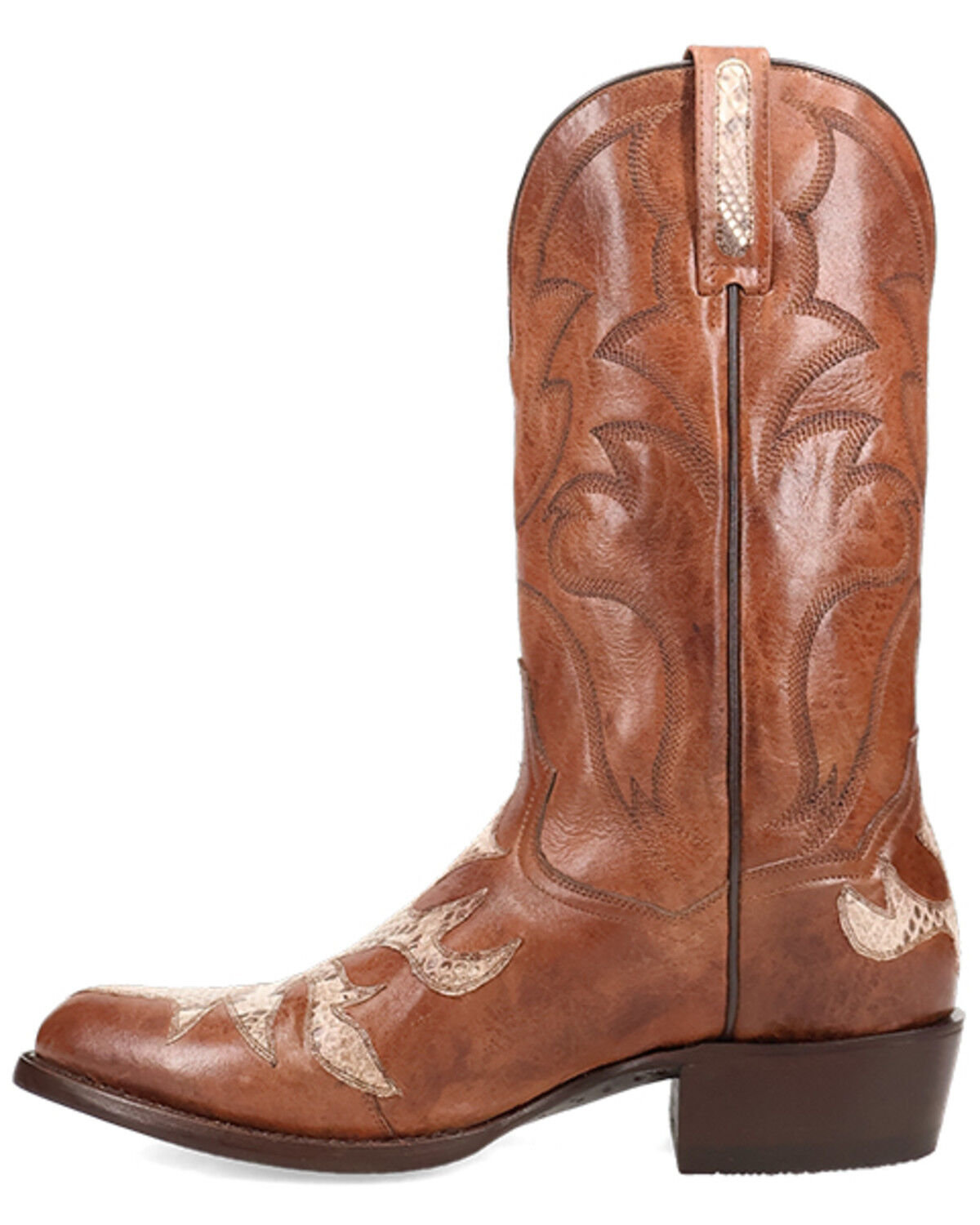 Dan Post Men's Exotic Snake Western Boots - Round Toe