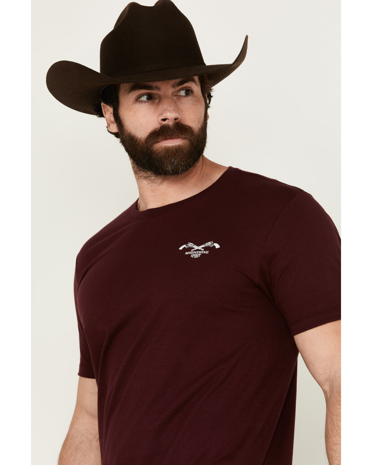 Moonshine Spirit Men's Southern Bandit Short Sleeve Graphic T-Shirt