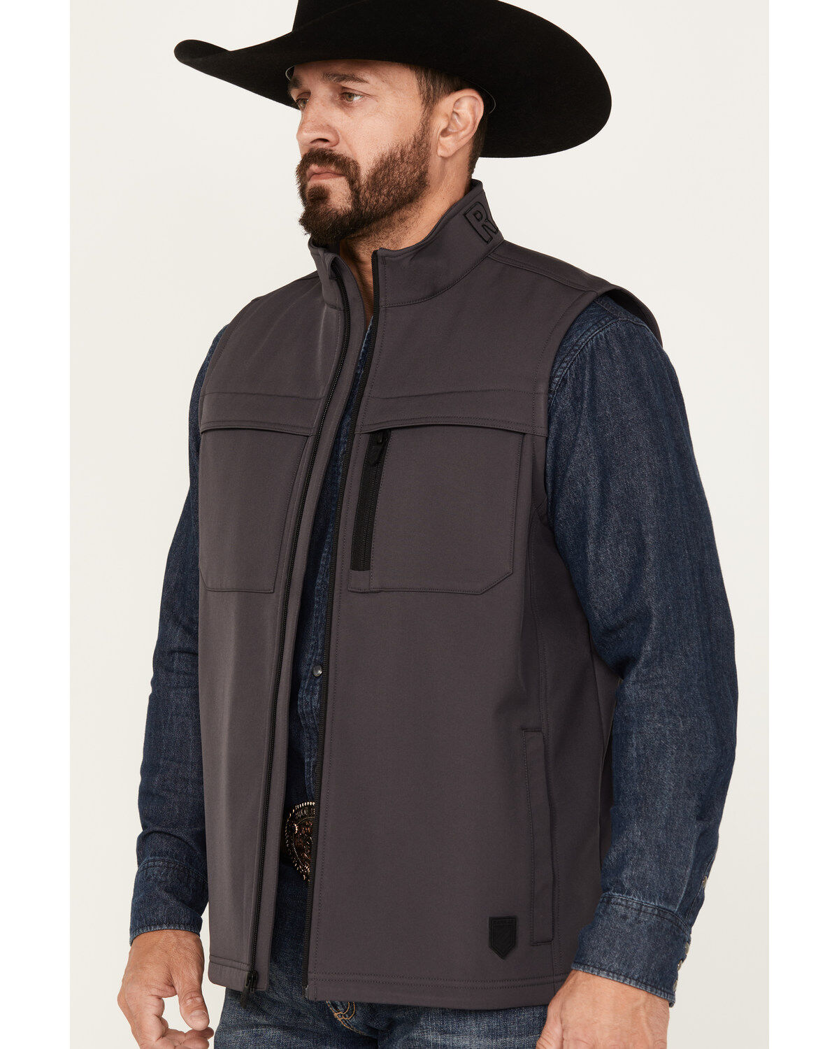 RANK 45® Men's Millford Solid Softshell Vest