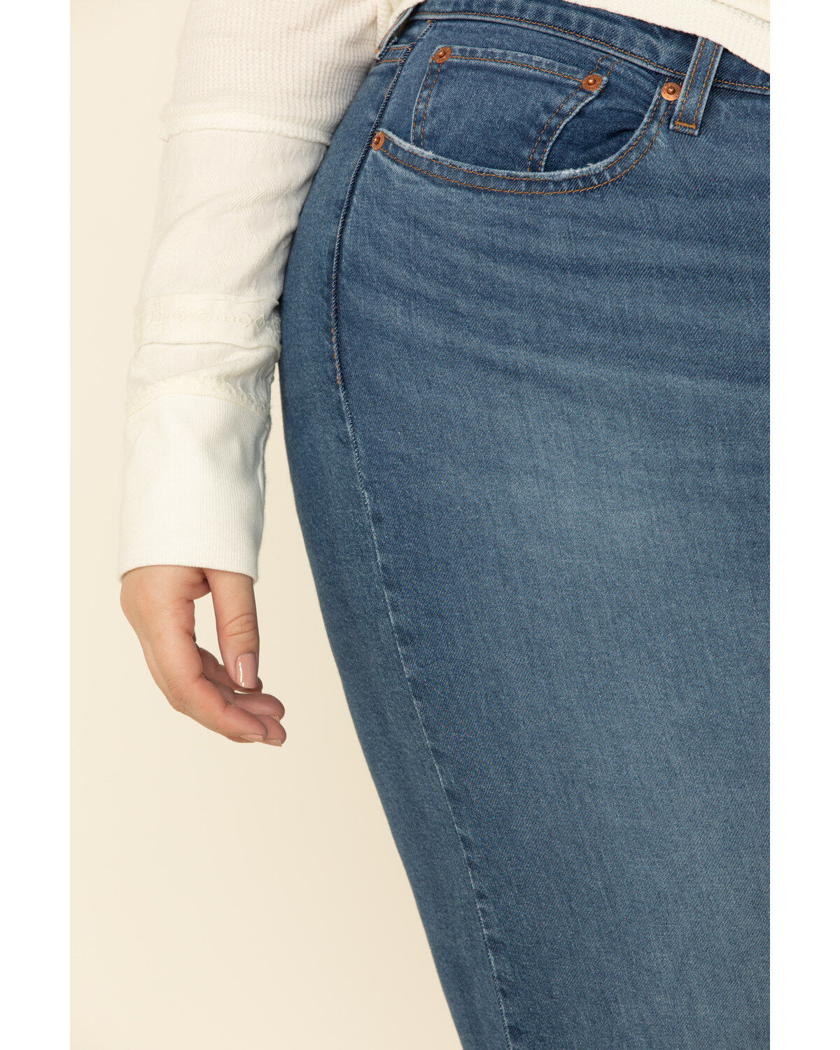 Levi's Women's Moleskin High Rise Wedgie Skinny Jeans - Plus