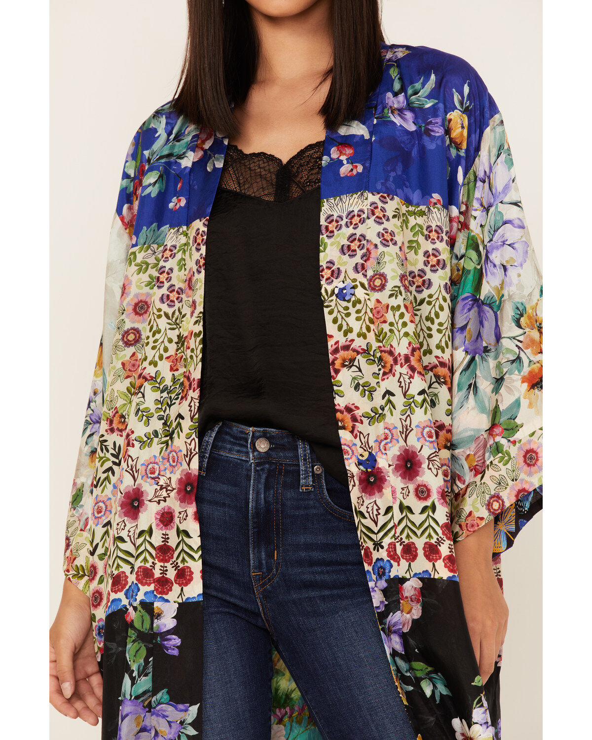 Johnny Was Women's Panya Floral Print Kimono