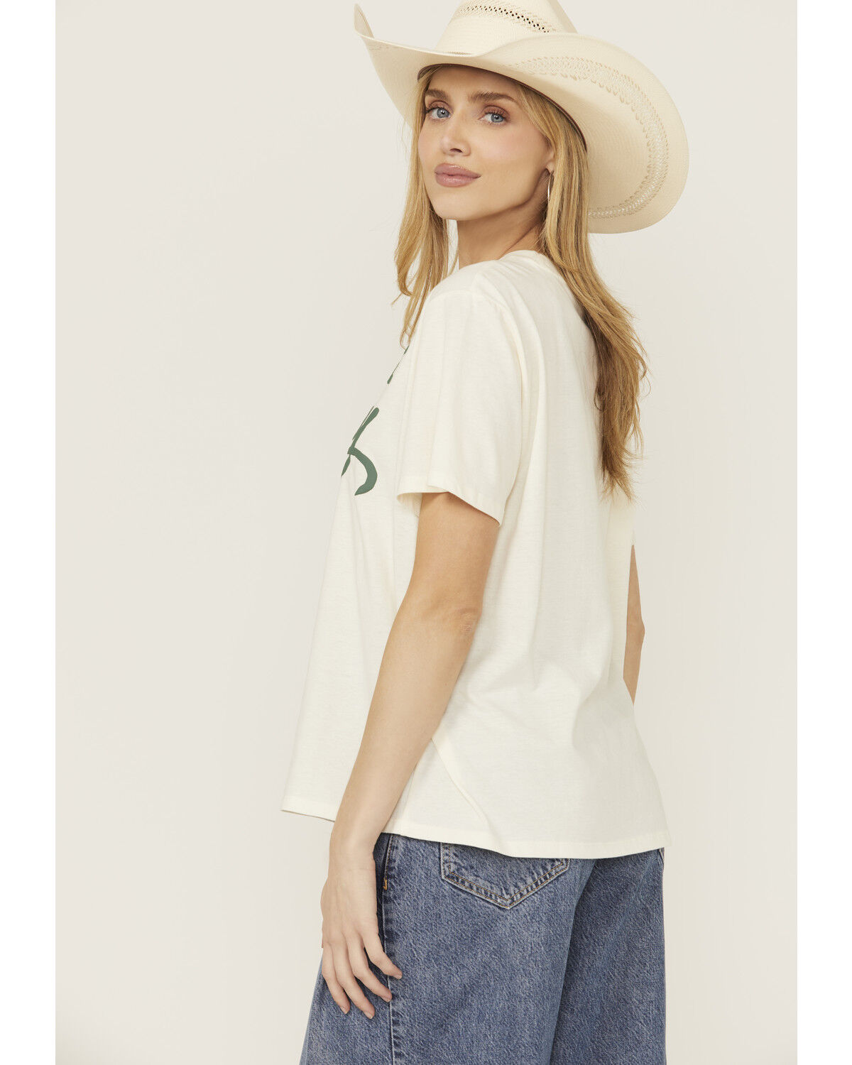 Blended Women's Howdy Cowboy Short Sleeve Graphic Tee