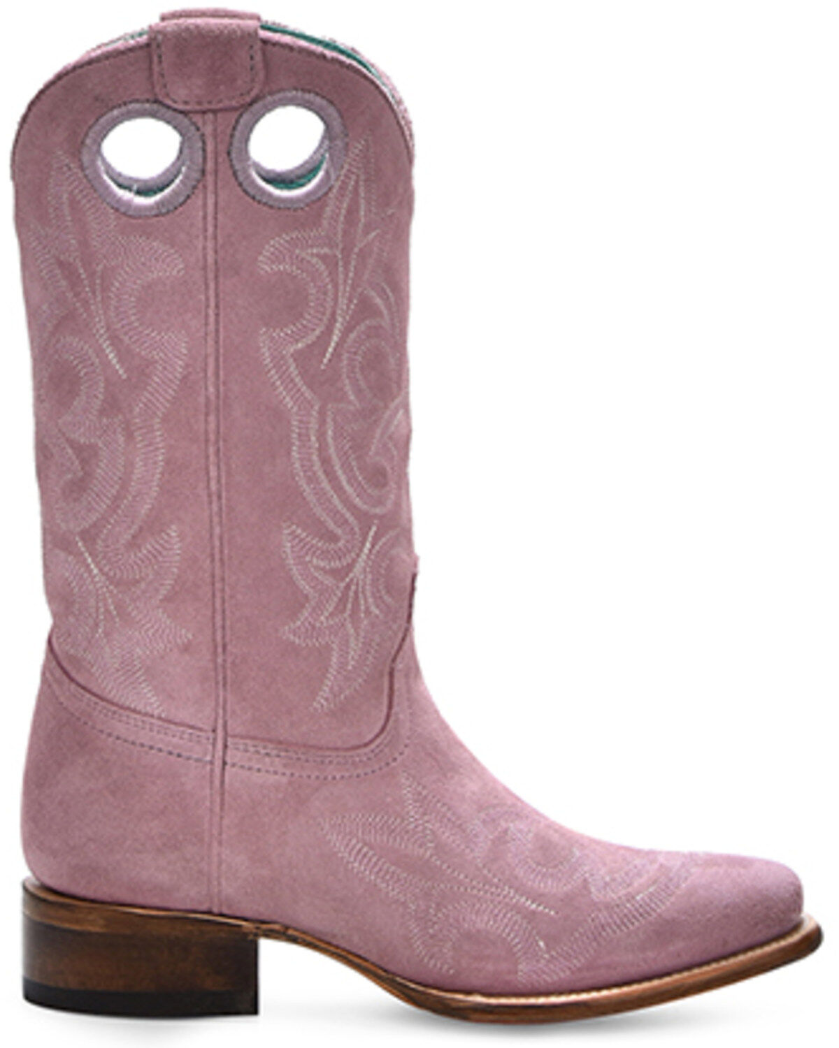 Corral Girls' Suede Western Boots - Square Toe