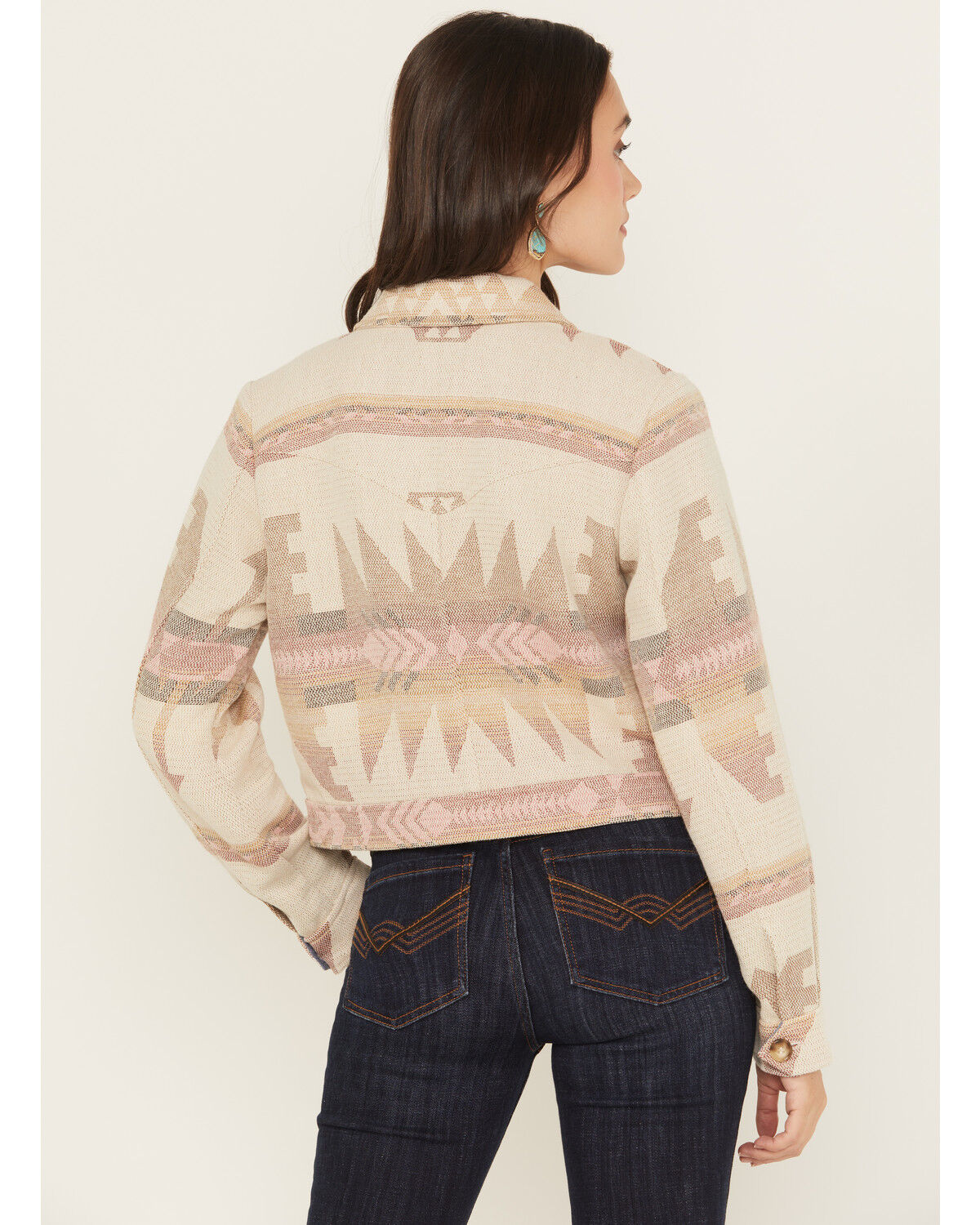 Idyllwind Women's Mercer Southwestern Print Cropped Shacket