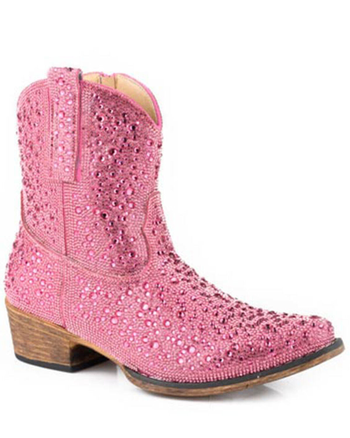 Roper Women's Shay Jewels Embellished Western Booties - Snip Toe
