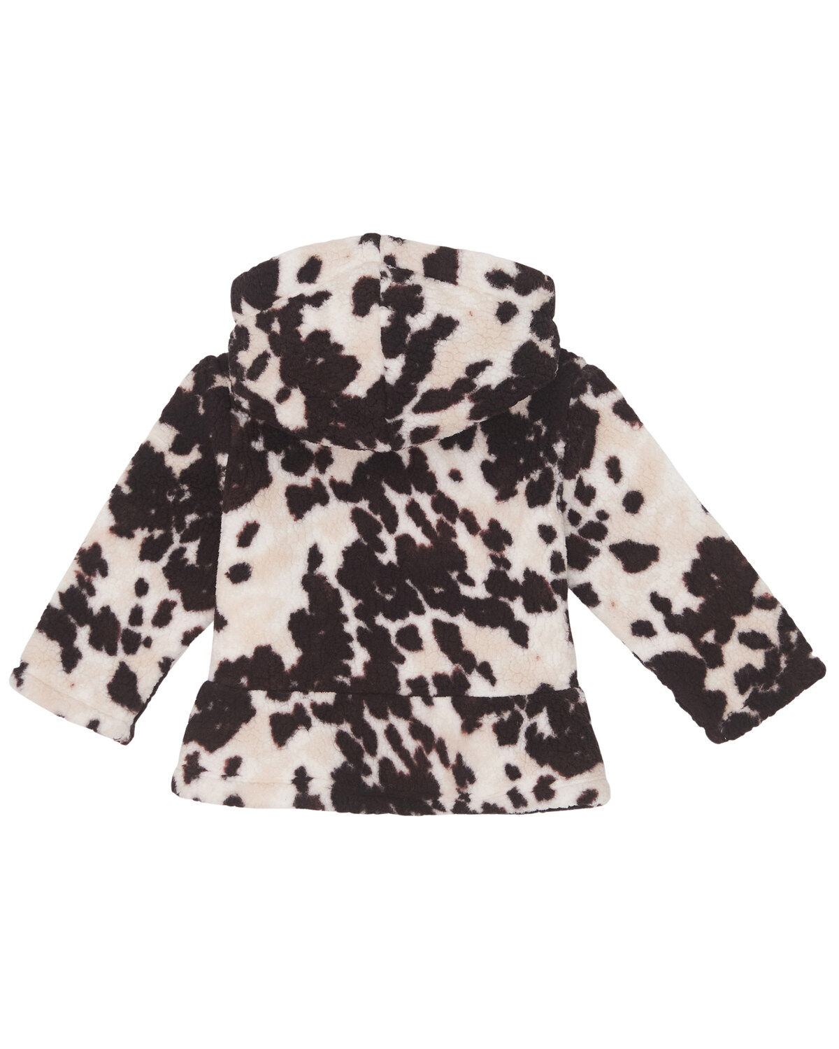 Wrangler Toddler Girls' Cow Print Sherpa Jacket