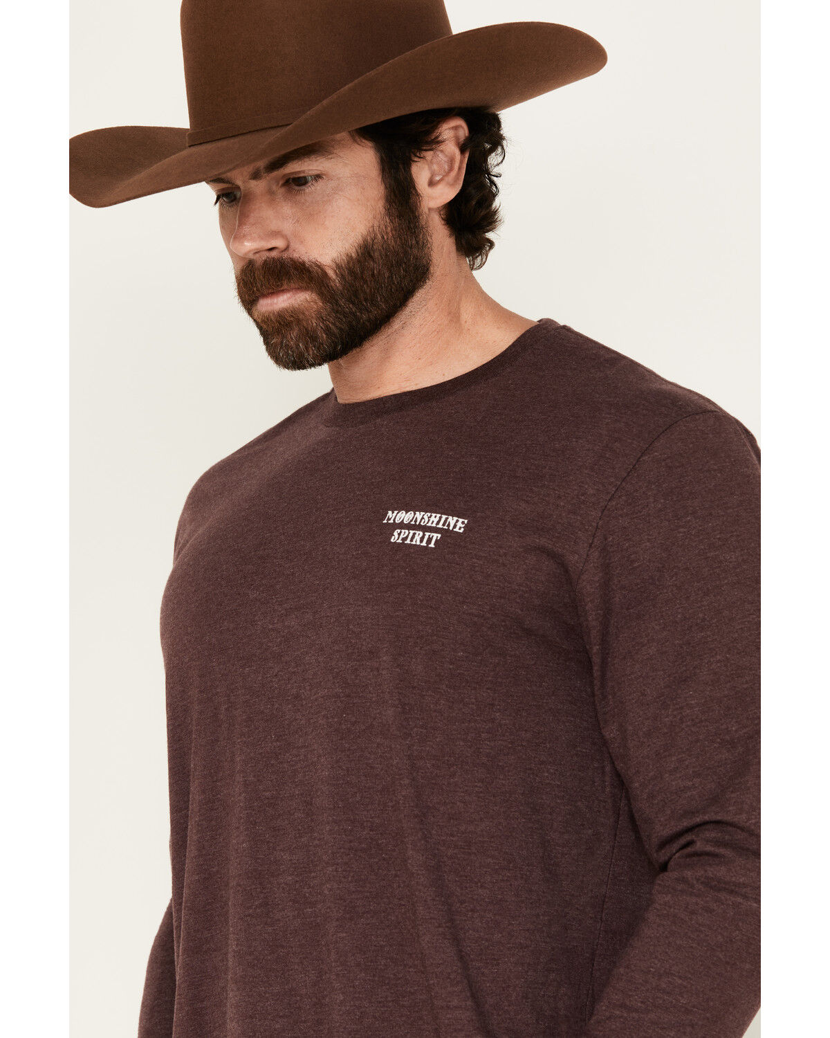 Moonshine Spirit Men's Whiskey Nights Long Sleeve Graphic T-Shirt