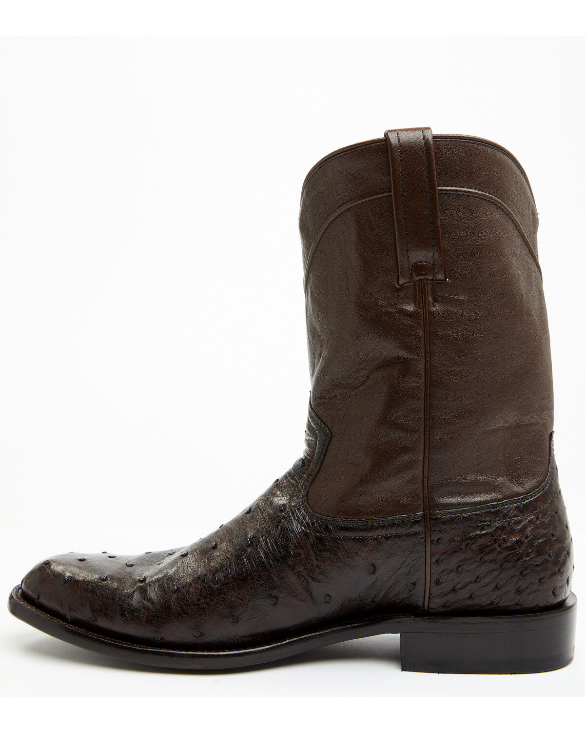 Cody James Black 1978® Men's Carmen Exotic Full-Quill Ostrich Roper Boots - Round Toe