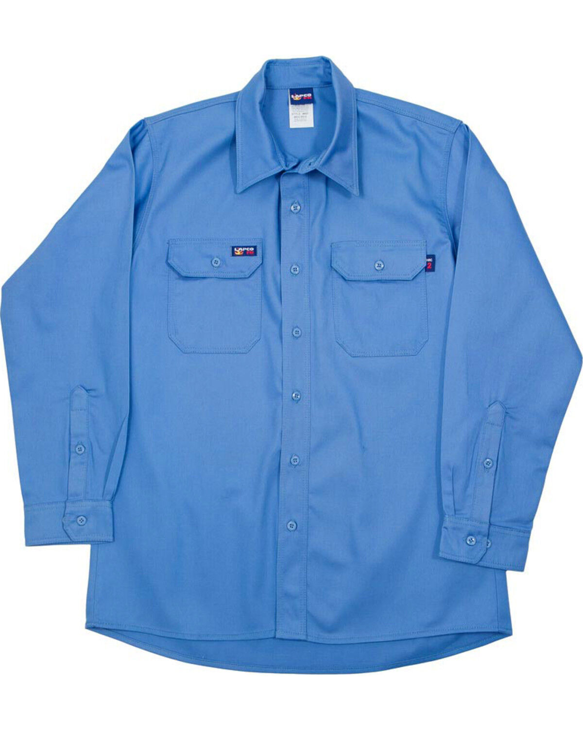 Lapco Men's Blue FR Uniform Shirt