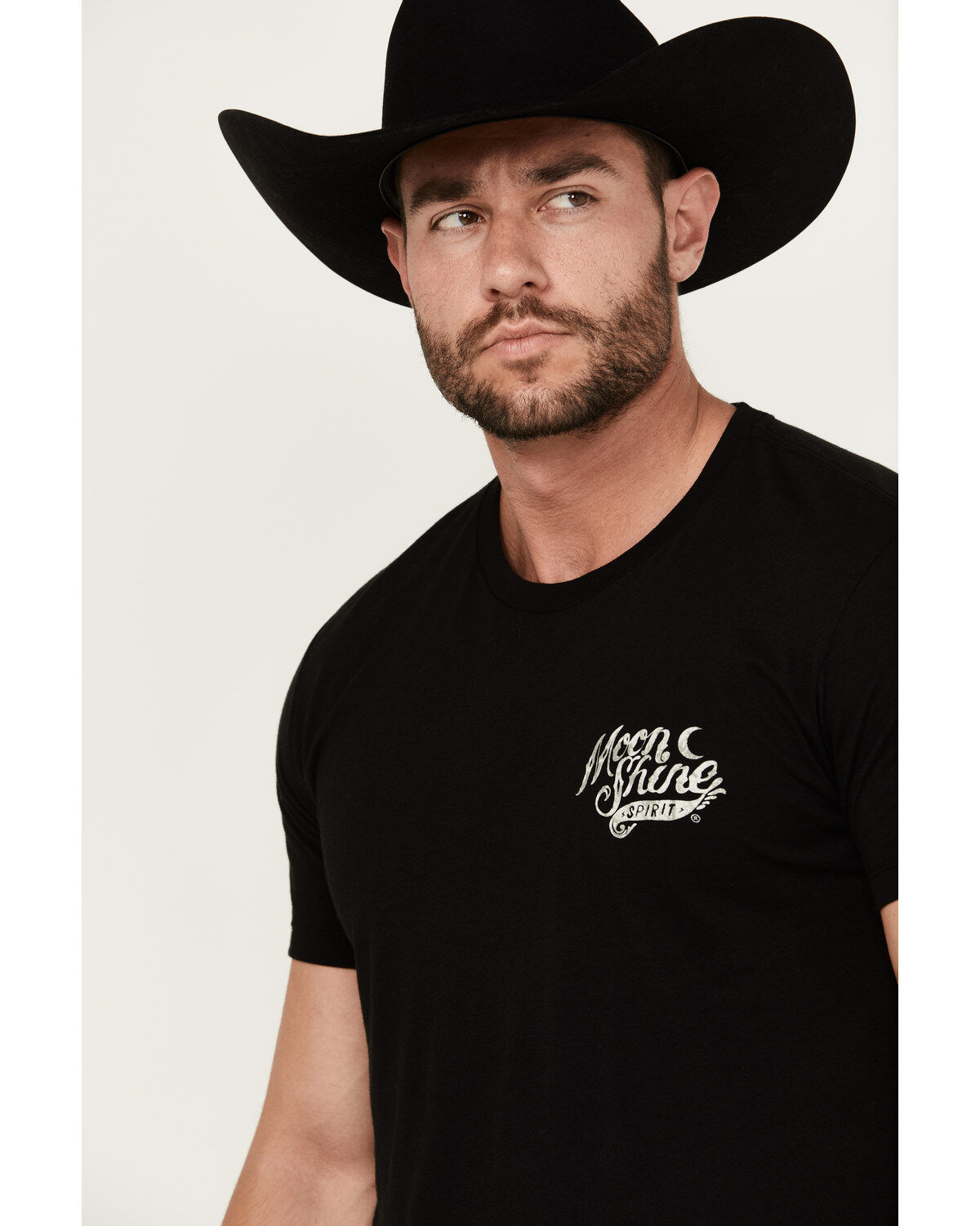 Moonshine Spirit Men's Sugar Skull Short Sleeve Graphic T-Shirt