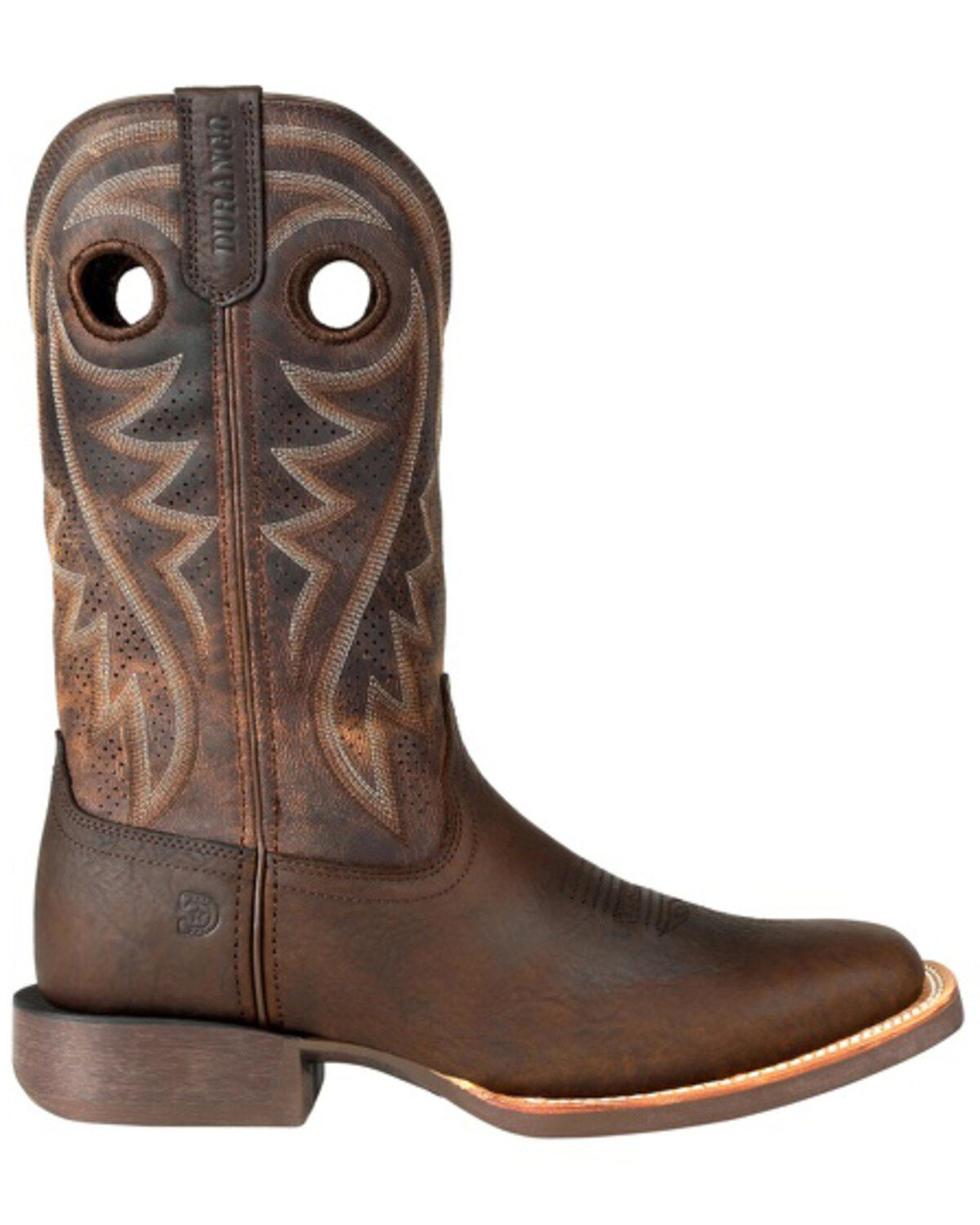 Durango Men's Brown Rebel Pro Ventilated Western Performance Boots - Square Toe