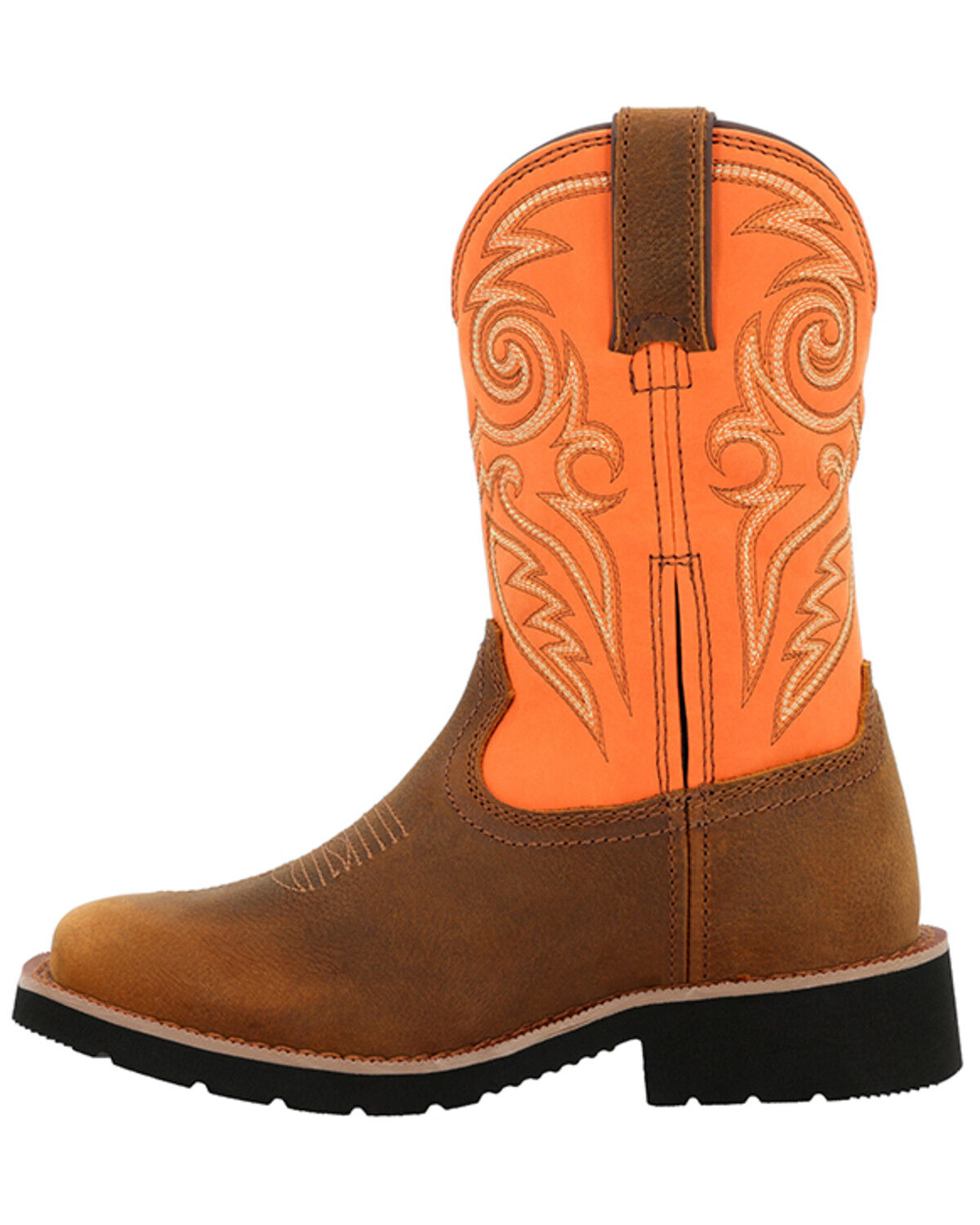 Rocky Boys' Monocrepe Western Boots - Broad Square Toe