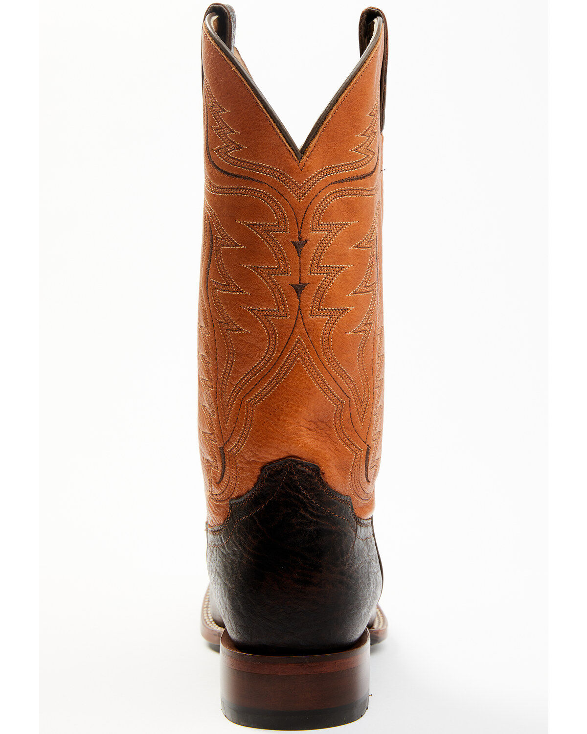 Cody James Men's Melbourne Cognac Leather Western Boots - Broad Square Toe
