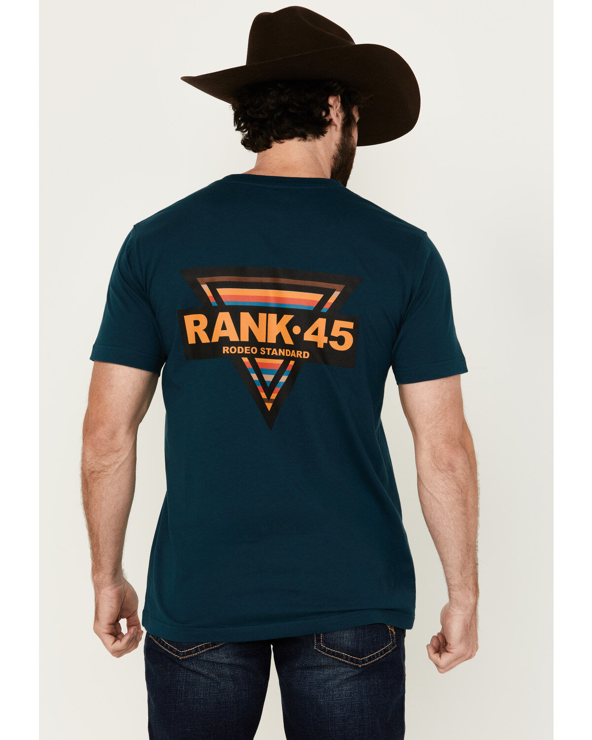 RANK 45® Men's Heritage Rodeo Short Sleeve Graphic T-Shirt