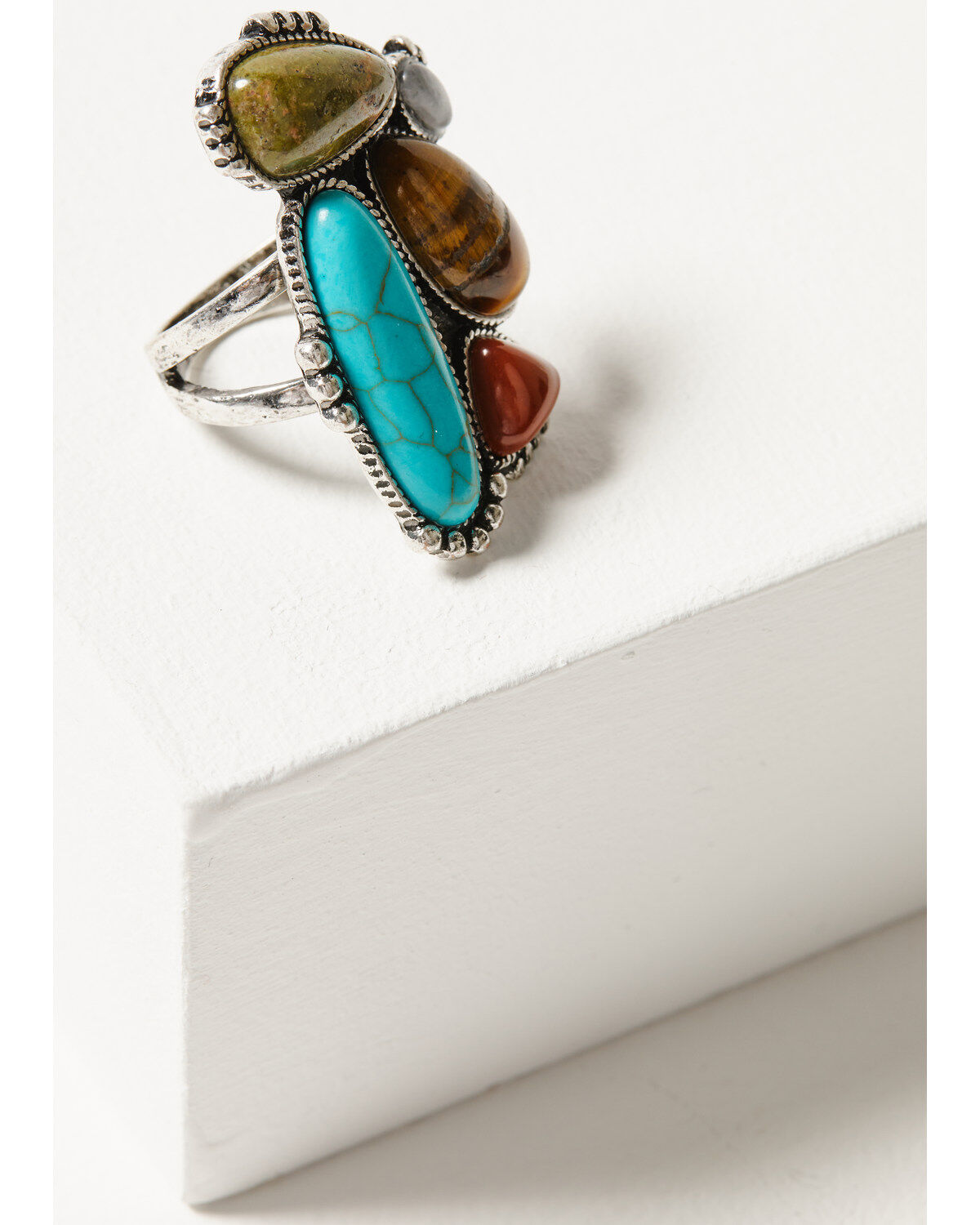 Shyanne Women's Bisbee Falls Mixed Stone Statement Ring