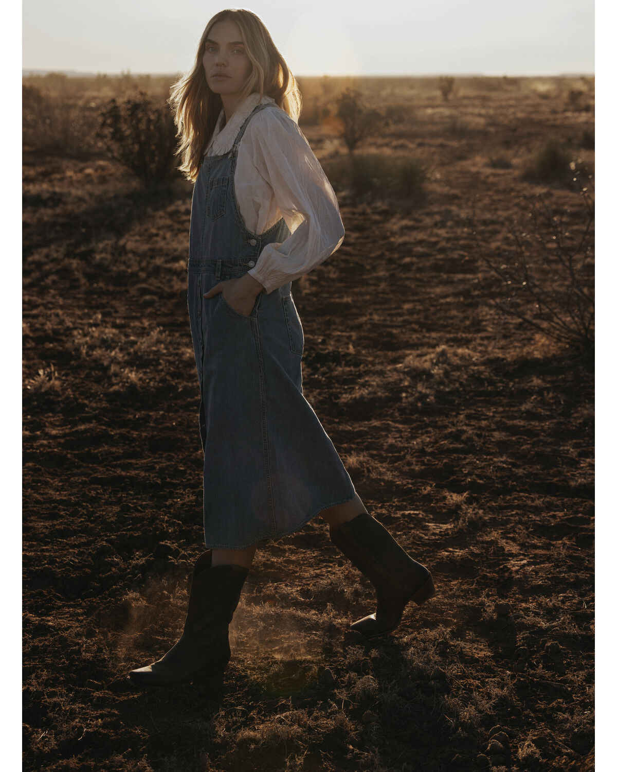 Levi's Women's Tico Jumper Denim Midi Dress