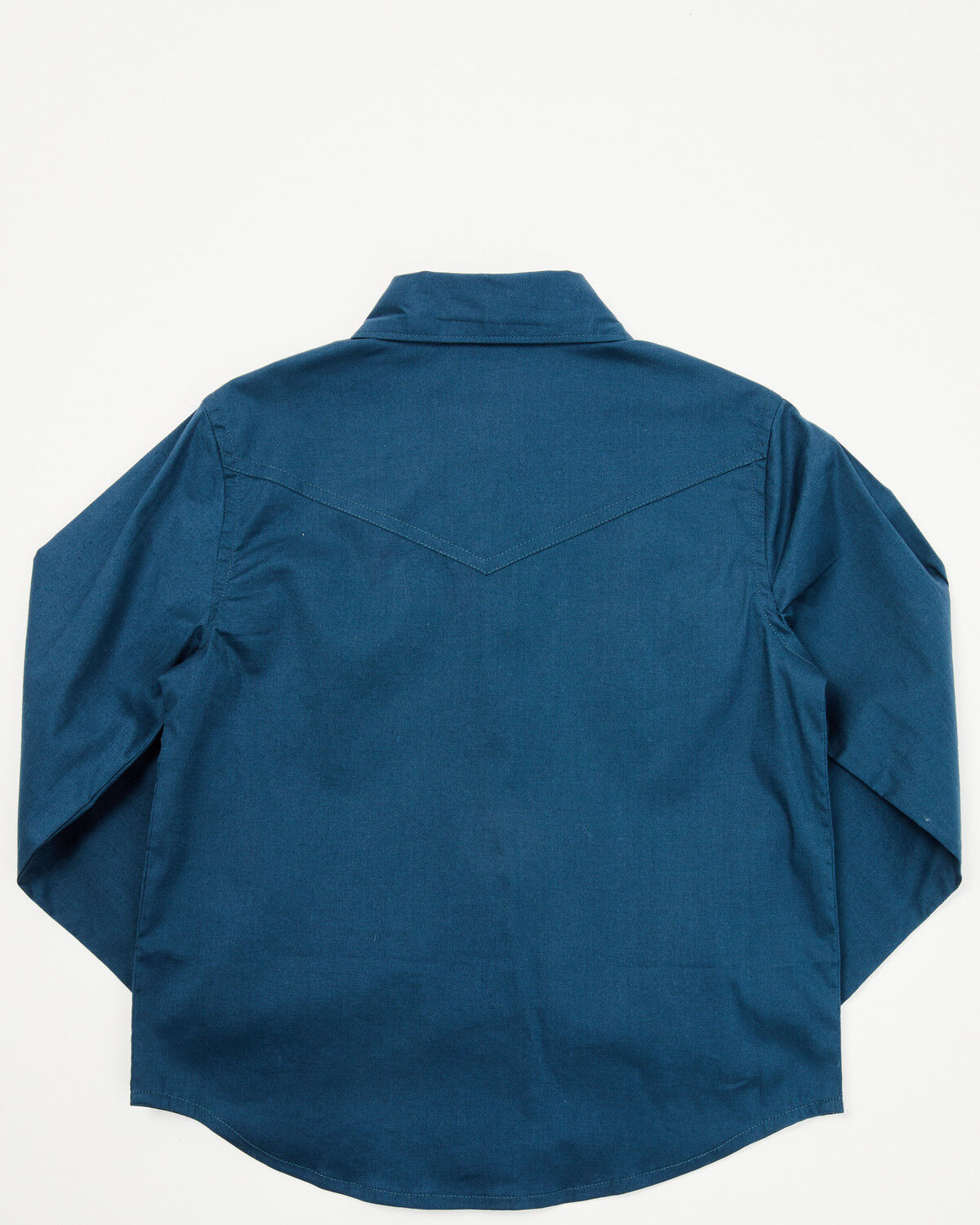 Shyanne Toddler Girls' Solid Rhinestone Long Sleeve Snap Stretch Western Shirt